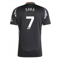 Camiseta Arsenal Bukayo Saka #7 Visitante Equipación 2024-25 manga corta